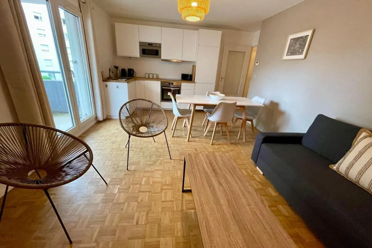 Apartment Chez Paul - Charmant 4 Pers Balcon - Monplaisir Lyon